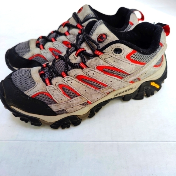 Merrell Men's Moab 2 Charcoal Grey Performance Outdoor Hiking Shoes Size 7.5 - Picture 1 of 6